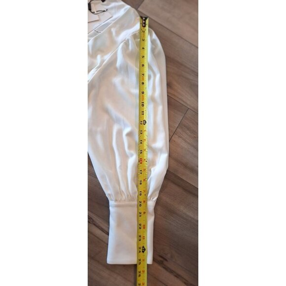 Lavish Alice Puff Sleeve Corset Top in White Size US 12 - Picture 7 of 16